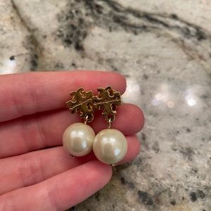Tory Burch Pearl drop earrings